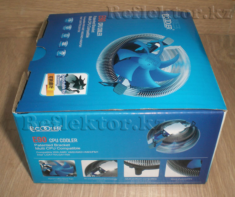 Упаковка кулера E90 PcCooler